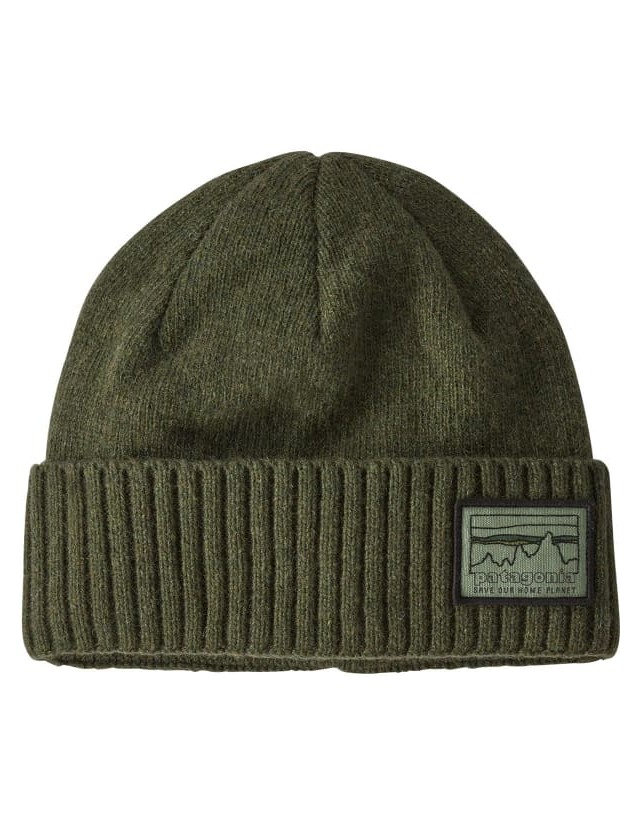 Patagonia Brodeo Beanie - Industrial Green - Bonnet  - Cover Photo 1