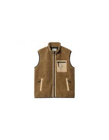 Carhartt WIP Prentis Vest Liner - Hamilton Brown / Dusty H Brown - Man Jas - Miniature Photo 1