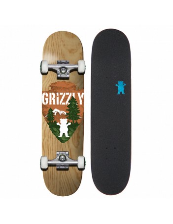 Grizzly National Treasure  complete 7"75 - Skateboard - Miniature Photo 1