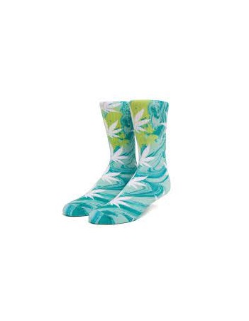HUF Digital Plantlife Sock - Green/White - Chaussettes - Miniature Photo 1