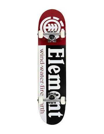 Element Skateboard Section  7.75" - White / Red - Product Photo 2