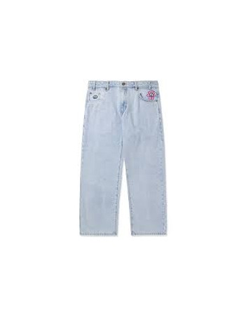 Butter Goods Flower Denim Jeans - Light Blue - Men's Pants - Miniature Photo 1