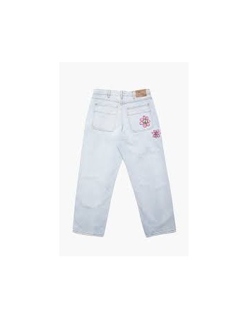 Butter Goods Flower Denim Jeans - Light Blue - Men's Pants - Miniature Photo 2