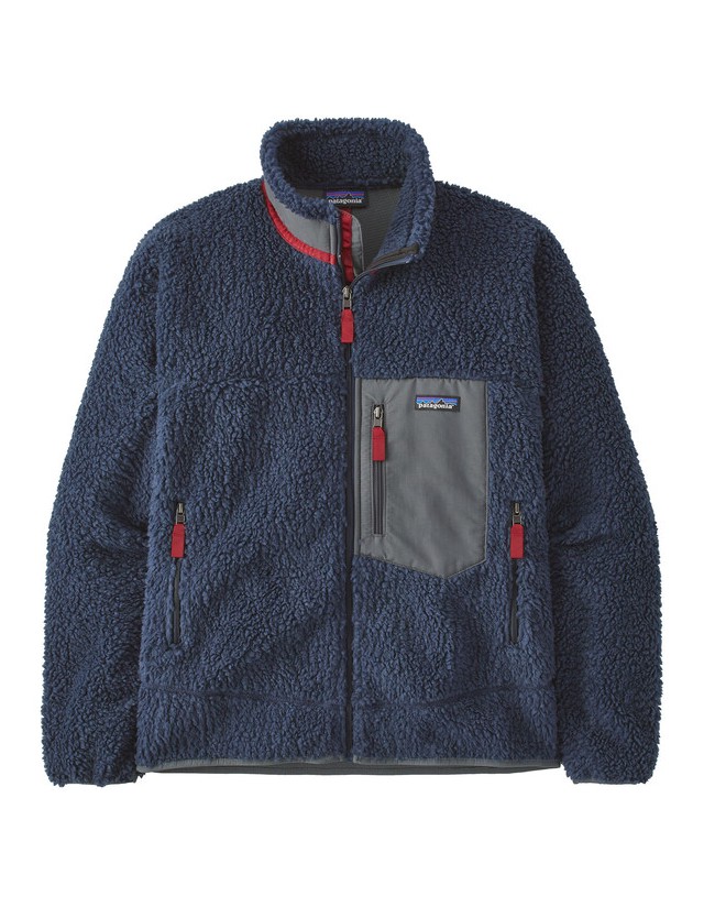 Patagonia M's Classic Retro-X Jkt - New Navy / Wax Red - Man Jacket  - Cover Photo 1