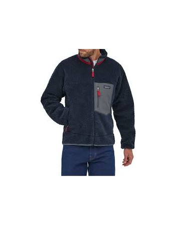 Patagonia M's Classic Retro-X Jkt - New Navy / Wax red - Veste Homme - Miniature Photo 2