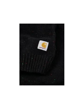 Carhartt Wip Anglistic Sweater - Specckled Black - Product Photo 2