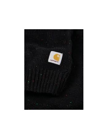 Carhartt WIP Anglistic Sweater - Speckled Black - Sweat Homme - Miniature Photo 2