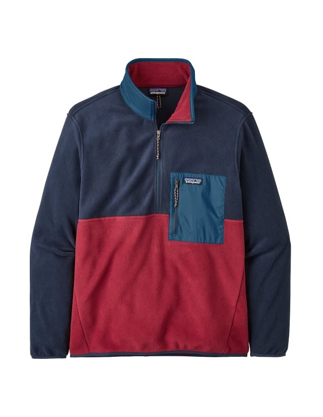 Patagonia M's Microdini 1/2 Zip Pullover - Wax - Sweat Homme  - Cover Photo 1