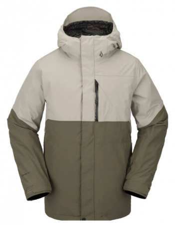 Volcom L ins Gore-tex jacket - Dark khaki - Men's Ski & Snowboard Jacket - Miniature Photo 1