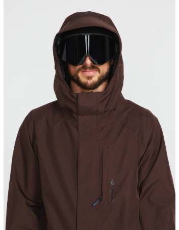 Volcom Dua ins Gore jacket - Brown - Men's Ski & Snowboard Jacket - Miniature Photo 1