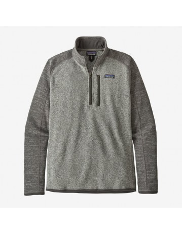 Patagonia Men's Better Sweater 1/4 Zip - Nickel W / Forge Grey - Product Photo 1