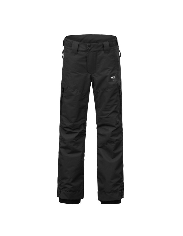 Picture Organic Clothing Time Pant - Black - Pantalon Ski & Snowboard Garçon  - Cover Photo 1