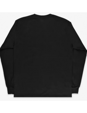 Thrasher Flame Longue Sleeve Tee Shirt - Black - Product Photo 2