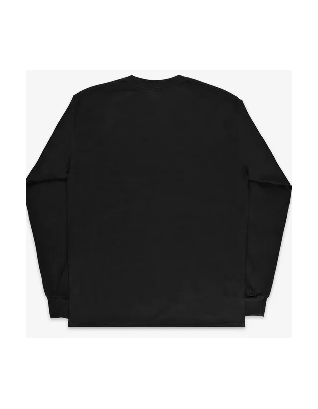 Thrasher Flame Longue Sleeve Tee Shirt - Black - Men's T-Shirt  - Cover Photo 2