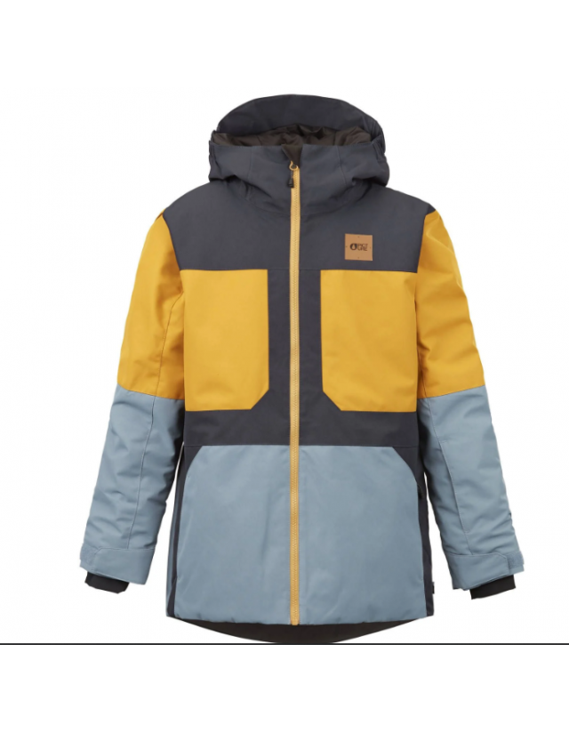 Picture Organic Clothing Edytor - China Blue - Boy's Ski & Snowboard Jacket  - Cover Photo 1
