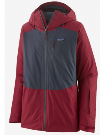Patagonia Powder Town jacket - Wax red - Veste Ski & Snowboard Homme - Miniature Photo 1