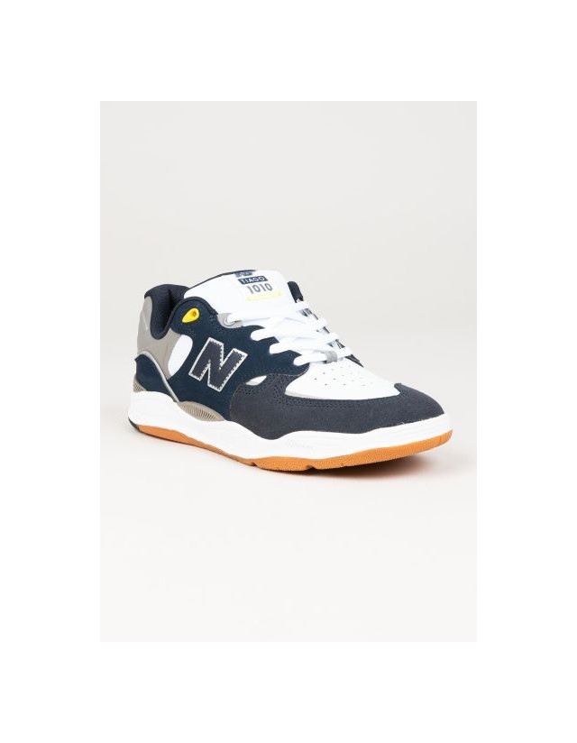 New Balance Numeric 808 Tiago Lemos - Navy / Yellow - Skate Shoes  - Cover Photo 3