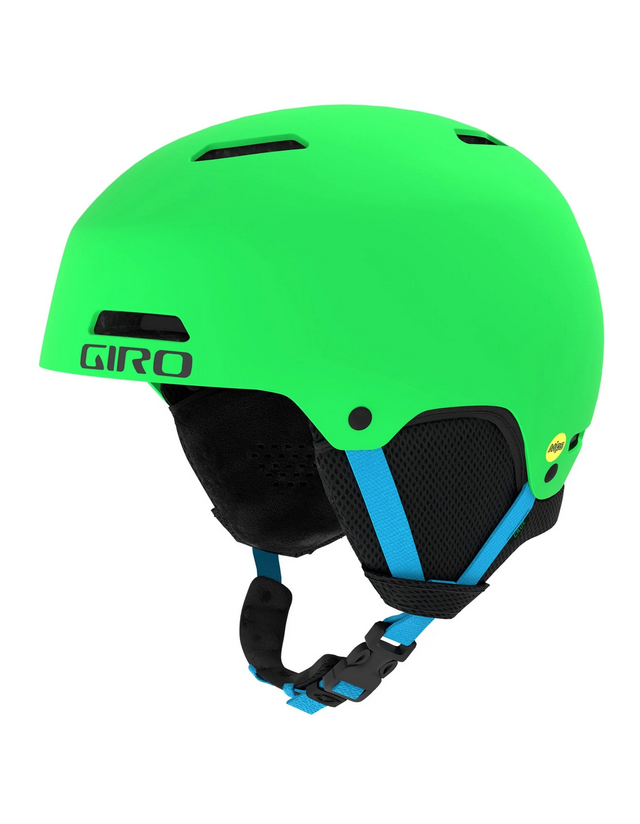 Giro Crüe Youth Helmet - Bright Green - Casque Ski & Snowboard  - Cover Photo 1