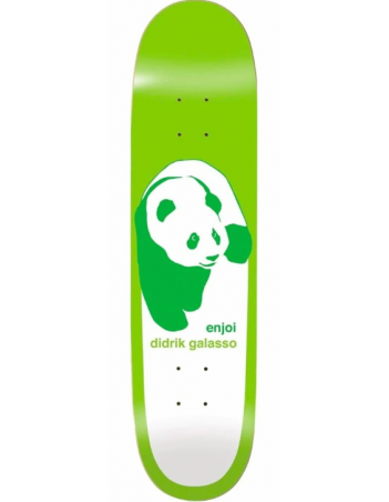 Enjoi Deedz Classic Panda Super Sap 8.375" Green - Skateboard Deck - Miniature Photo 1