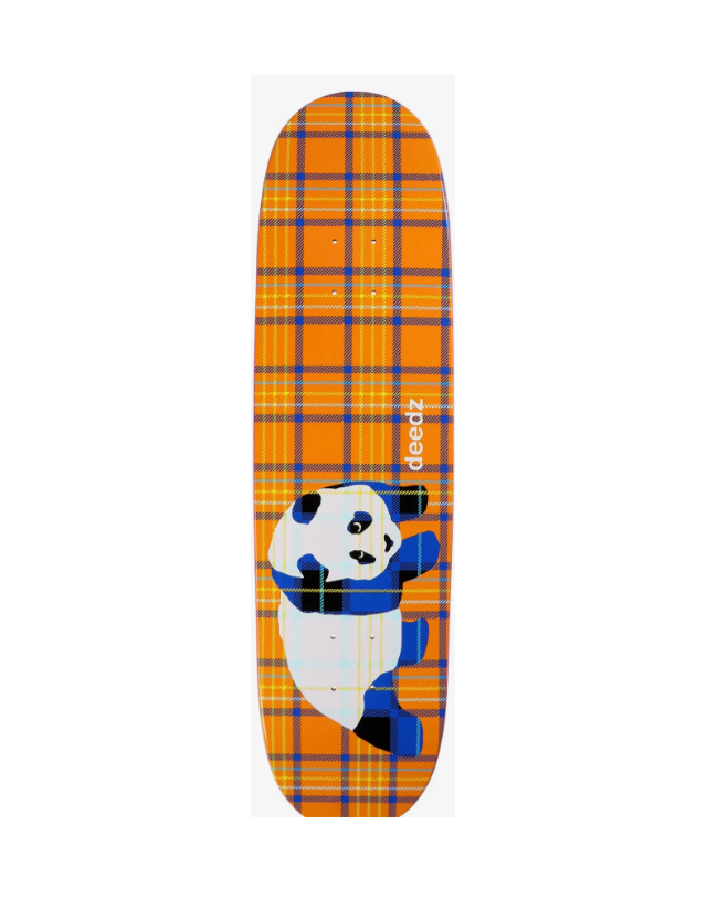 Enjoi Deedz Plaid Panda Super Sap 8.375" - Skateboard Deck  - Cover Photo 1