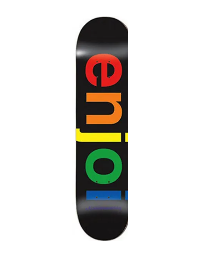 Enjoi Team Spectrum 8.5" - Black - Skateboard Deck  - Cover Photo 1