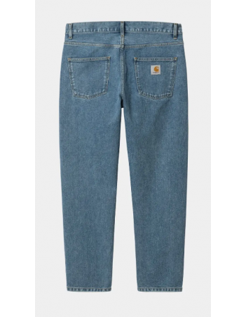 Carhartt WIP Newel Pant - Blue stone Bleached - Men's Pants - Miniature Photo 1