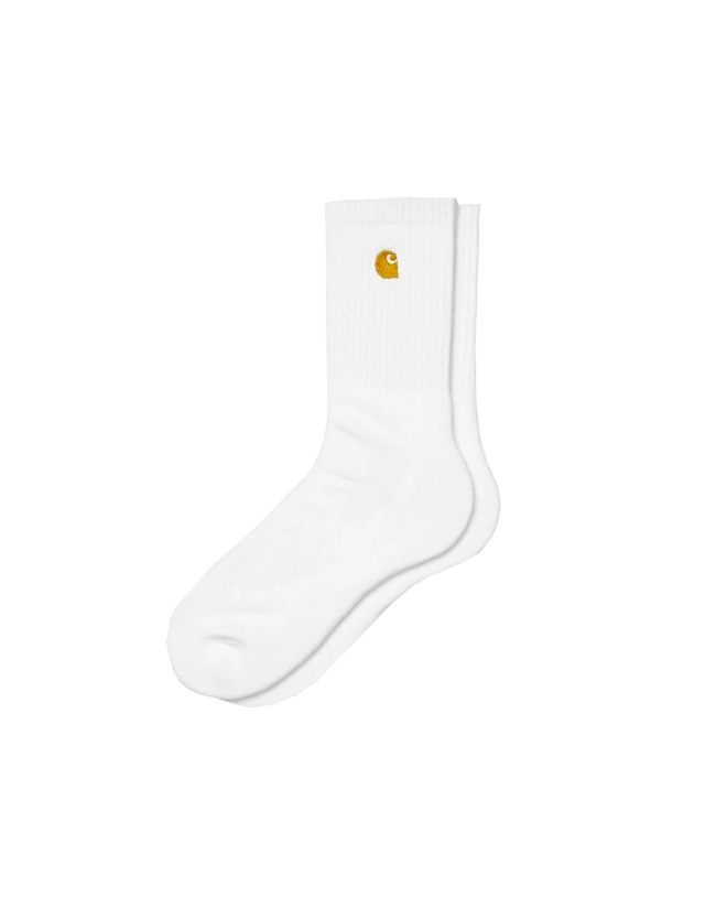 Carhartt WIP Chase socks - White / Gold