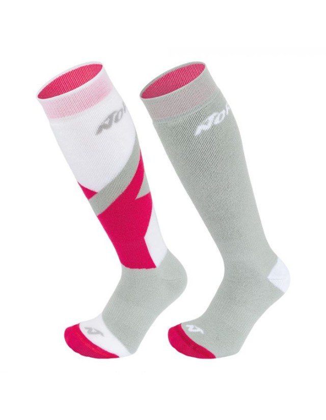 Nordica Multisport Winter 2pp Jr - Grey/Coral/White - Chaussettes  - Cover Photo 1