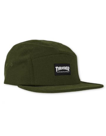 Thrasher 5 Panel Hat - Army Green - Product Photo 1