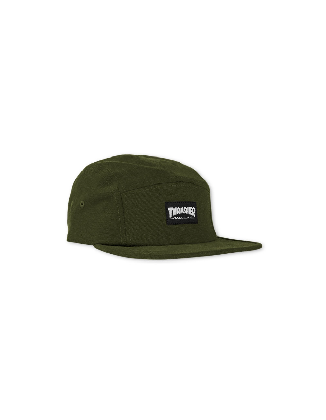 Thrasher 5 panel hat - Army Green
