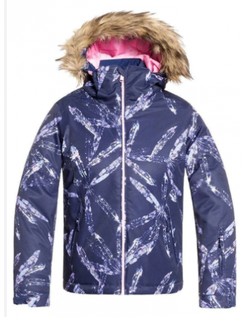 Roxy Jet Ski Girls Snow Jacket In Arctic Leaves - Product Photo 1