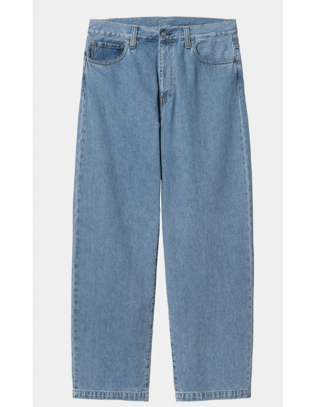 Carhartt Wip Landon Pant - Blue Heavy Stone Washed - Men's Pants  - Cover Photo 1