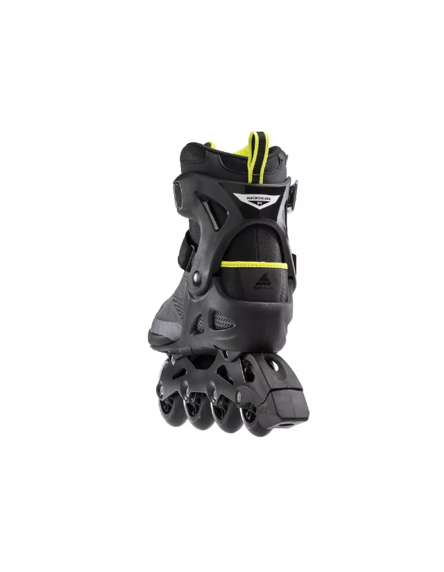 Rollerblade Macroblade 80 Black / Lime - Rollers Fitness  - Cover Photo 3