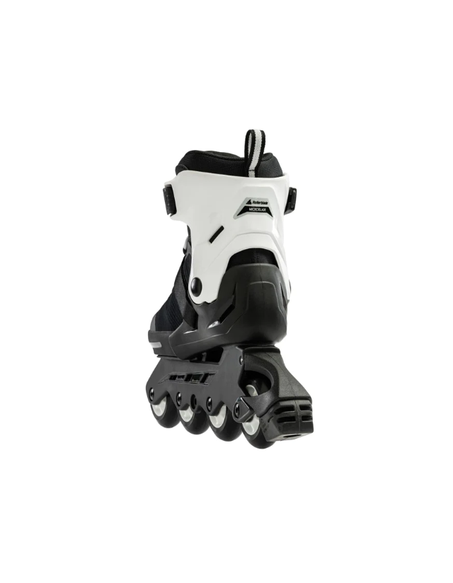 Rollerblade Microblade Youth - Black / White - Rollers Enfant  - Cover Photo 1