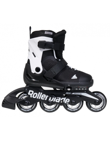 Rollerblade Microblade youth - Black / White - Rollers Enfant - Miniature Photo 2