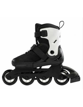 Rollerblade Microblade youth - Black / White - Rollers Enfant - Miniature Photo 3