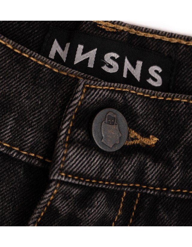 Nnsns Clothing Bigfoot - Black Washed Denim - Pantalon Homme  - Cover Photo 3