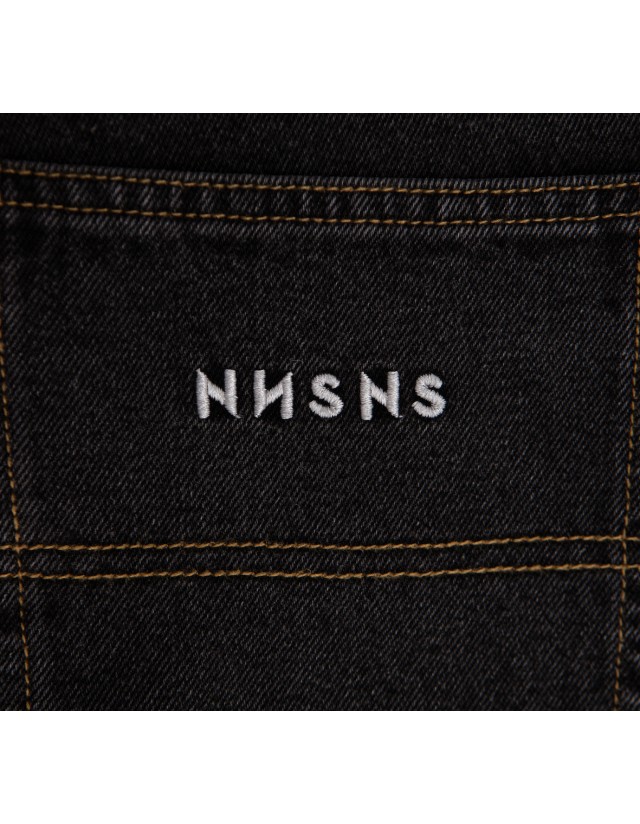 Nnsns Clothing Bigfoot - Black Washed Denim - Men's Pants  - Cover Photo 5