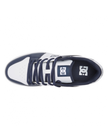 DC Shoes Manteca 4SN - White/Navy - Chaussures De Skate - Miniature Photo 4