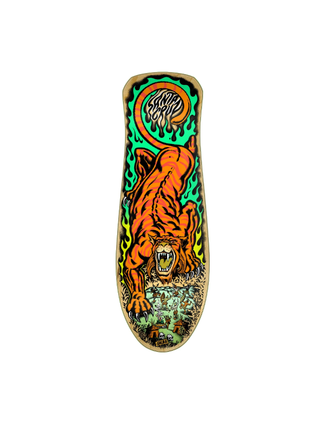 Santa-Cruz Salba Tiger Reissue 10.3'' - Deck Skateboard  - Cover Photo 1