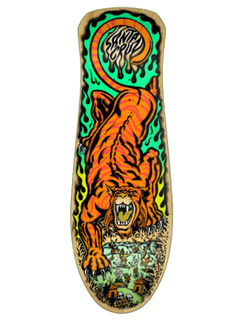 Santa-Cruz Salba tiger reissue 10.3'' - Deck Skateboard - Miniature Photo 1