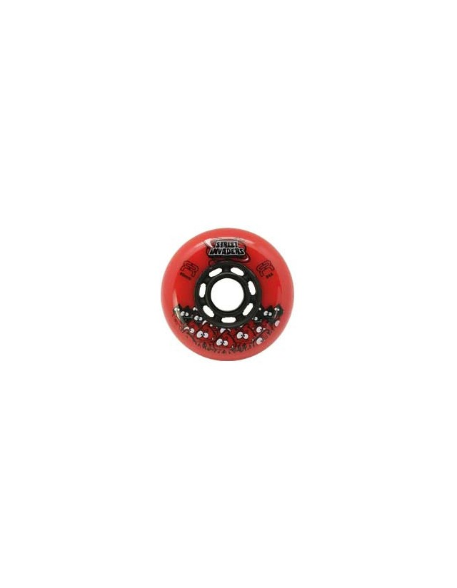 Fr Skates Street Invaders Wheels 4pack - 80mm / 84a - Roues Rollers  - Cover Photo 1