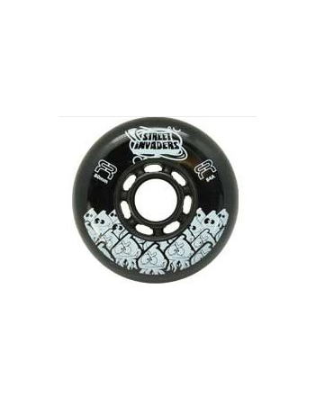 FR skates Street invaders wheels 4pack - 76mm / 84A - Rollerblades Wheels - Miniature Photo 1