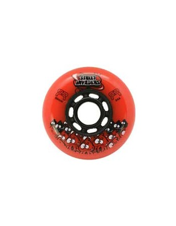 FR skates Street invaders wheels 4pack - 76mm / 84A - Rollerblades Wheels - Miniature Photo 4