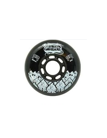 FR skates Street invaders wheels 4pack - 72mm / 84A - Rollerblades Räder - Miniature Photo 1