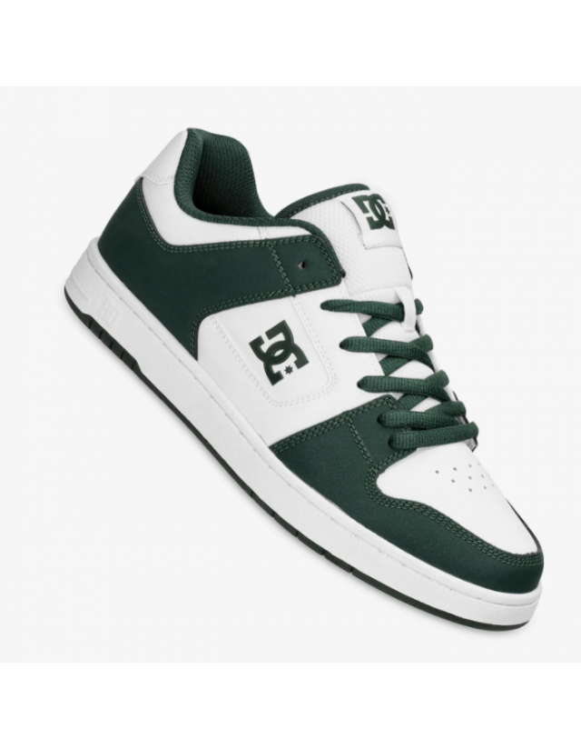 Dc Shoes Manteca 4 - White / Dark Olive - Chaussures De Skate  - Cover Photo 1