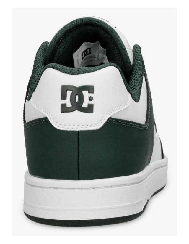 Dc Shoes Manteca 4 - White / Dark Olive - Skate Shoes  - Cover Photo 3
