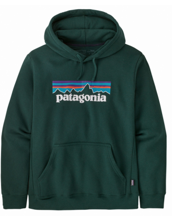 Patagonia P-6 Logo Uprisal Hoody - Pinyon green - Men's Sweatshirt - Miniature Photo 1