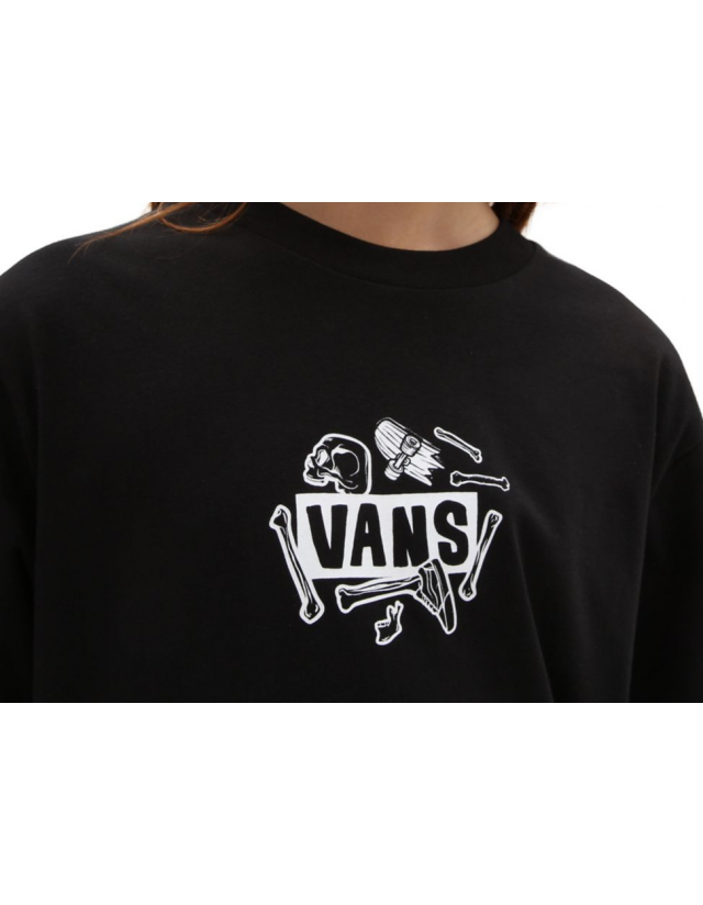 Vans Bone Yard Tee - Black - T-Shirt Enfant  - Cover Photo 2
