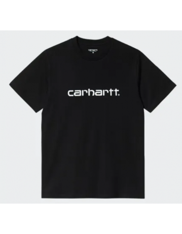 Carhartt Wip Script T-Shirt - Black / White - Product Photo 1
